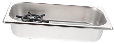 ORFOFE Edelstahl Glasspüler und Flaschen und Becherreiniger für Riegel und Restaurant Automatischer Hochdruck Waschbecherreiniger mit Silikon Robust und Einfach zu Bedienen