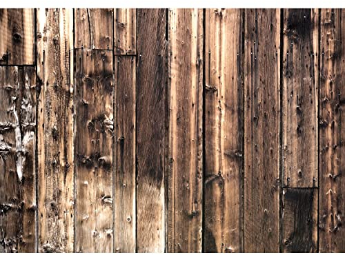 Runa Art Fototapete Holzoptik Modern Vlies Wohnzimmer Schlafzimmer - Made in Germany - 308 x 220 cm Beige 9119010b
