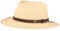Breiter Original Panamahut Strohhut aus Ecuador Lederband Handgeflochten UV-Schutz Bruchschutz Natur XL 61-62