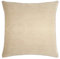 PAD - Elegance - Samt Kissen, Zierkissen, Kissenhülle - 50 x 50 cm - Farbe: Sand Beige - ohne Füllung