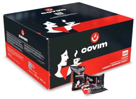 Covim Capsules de café Epy Granbar, compatible avec le système « Lavazza® Espresso Point® » – Total de 100 capsules monodoses