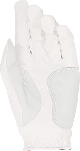 FootJoy WeatherSof Golfhandschuhe 2018, regulär, weiß/schwarz, passend für rechte Hand, Größe M/L