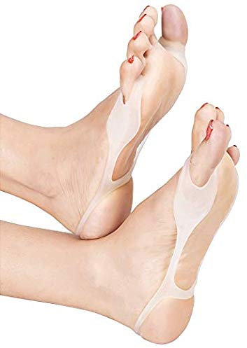 Bunion Corrector Toe Straightener (2 Pairs - 4 PCS) by Pedimend™ | Ultra-Thin Orthopaedic Big Toe Hallux Valgus Support for Treatment & Foot Pain Relief