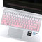 Keyboard Skin Cover for HP Elitebook 840 G5 & 840 G6 14 Notebook, HP Elitebook 745 G5 & 745 G6 14/HP ZBook 14U G5 Keyboard Protector Protective Skin (with Pointing), Gradual Pink