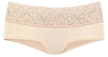 VIVANCE Damen Panty mit Spitze im 3er-Pack, Basic