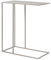 blomus Beistelltisch FERA | Mourning Dove | 50L x 25B x 58H cm | Sofatisch Grau | Kaffeetisch aus Stahl für Flur, Wohnzimmer, Schlafzimmer, Büro