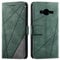 SONWO Case for Galaxy J3 2015 / Galaxy J3 2016 Case, Premium Leather Flip Wallet Case Magnetic Closure Card Slots Kickstand Phone Case for Samsung Galaxy J3 2015 / Galaxy J3 2016, Green