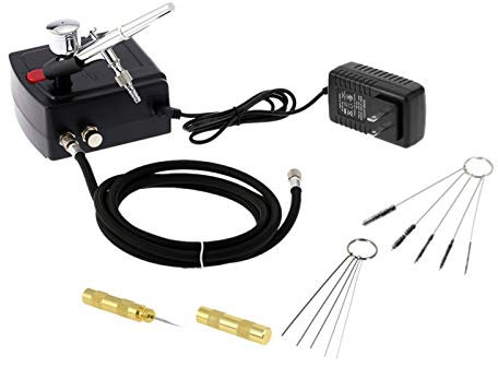 Airbrush kit Dual Action Airbrush Compressor Kit aerografo for Art Painting Tattoo Manicure Craft Cake Spray Model Air Brush Nail Tool Set air brushes for painting