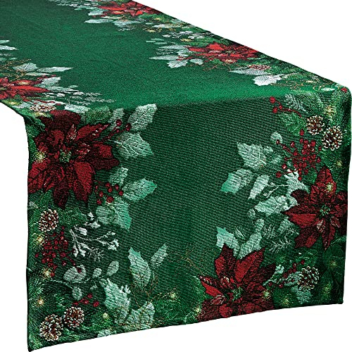 Sander Tischläufer Crimson Gobelin grün Größe 49x143 cm