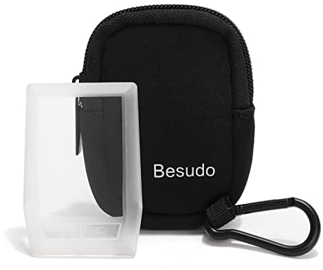 Besudo Displayschutz für Bosch Kiox mit Neopren Schutztasche - Schutzhülle für Bosch Kiox Bedieneinheit vor Kratzern und Stößen - Hülle Schutztasche inkl. Karabiner-23-KB