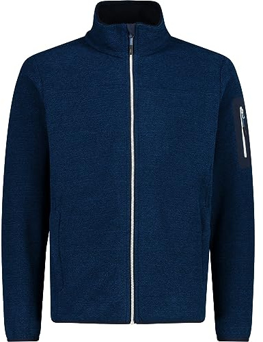 CMP - F.lli Campagnolo Herren Jacke Fleecejacke | weiches Fleece, Knit-Tech-Gewebe, Reißverschlusstaschen, weich auf der Haut