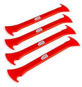 THE WRAP INSTITUTE Doppelaxt Vinyl Wrap/PPF Werkzeug - Rot (4er-Pack)