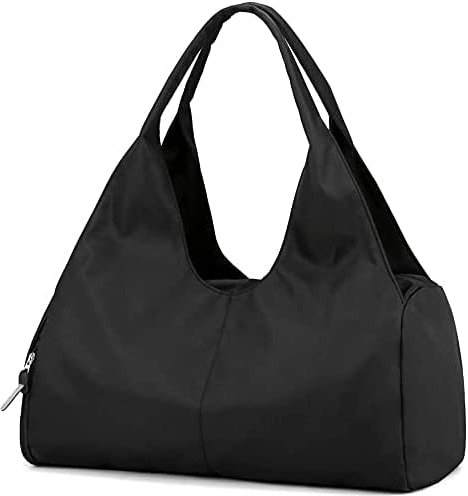 Sporttasche, Sporttasche Herren, Sporttasche Reisetasche mit Schuhfach & Nassfach Schwimmtasche Sport Gym Bag Strand Urlaub Schule Weekender für Damen und Herren (Schwarz) (Schwarz)
