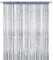 SULIVES String Curtains Door Fly Screen Curtain, Elegant Divider Tassel Curtain for Home Décor, Divider Curtain for Doors and Windows, Silver (100x200cm)