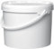 UK GROW Premium - 5 Litre x 10 Buckets - White - Bucket with Lid - Pack of 10 - Food-Grade, Secure Tamper Lid, Durable Construction, Plastic Handle (10)
