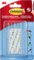 Command Dekorations-Clips, Vorteilspack mit 20 Mini Klebehaken Transparent und 24 Kleinen Klebestreifen, Strips - Befestigung fur Lichterketten