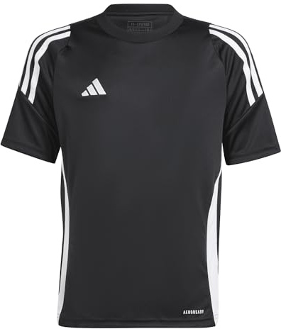 adidas Unisex Kinder Tiro 24 Kids Shirt, Black/White, 9-10 Years