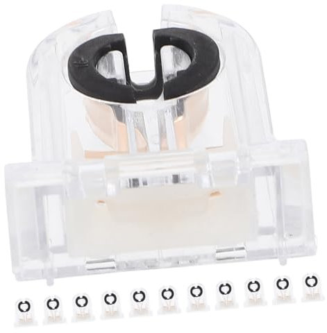 OSALADI Lampenfassung Halterung für Leuchtstoffröhren 12 Stück Nicht Überbrückt Kompatibel mit LED Röhren Einfache Installation Geeignet für Wohnungen Büros und Gewerbliche Räume