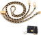SSyang Metall Kette Trageriemen, 120cm Handtasche Kettenriemen Damen Taschenkette Metall Verstellbar Kette Trageriemen Trageriemen Umhängetasche Ersatz Handtasche Ketten (Silber+Schwarz)