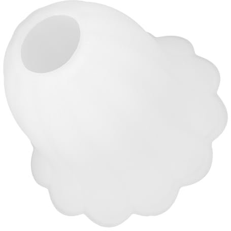 WATIIFUFU Lampenschirm Aus Glas Kleiner Lampenschirm Ersatzschirme Für Lilienlampen Silberner Lampenschirm Kronleuchterwand Blumen Lampenschirme Maiglöckchen-lampenschirm Leichte Wand