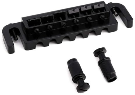 Cndiyald Pièces de Guitare électrique Guitare Guitare LP Enveloppant du Pont de Selle de Guitare pour Les Paul Guitar Black