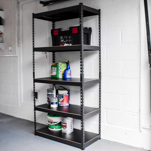 BPS Access Solutions HOMEMASTER® Garagenregal – 175 kg Schwerlast-Regalsystem – 900 mm breit