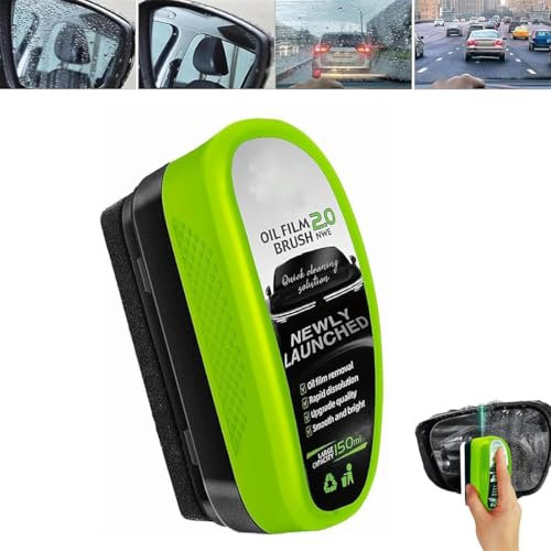 Ashopfun Debeidi - Spazzola per la pulizia delle pellicole di olio per auto, per la rimozione delle macchie d'acqua, per la pulizia di pellicole di olio per auto, per rimuovere le macchie d'acqua e le