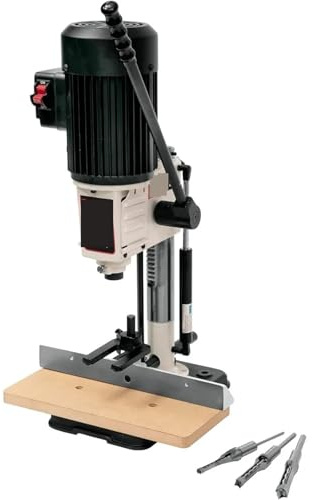 Tischbohrmaschine Säulenbohrmaschine Tischstemmer, 1/2-Zoll-Meißel, 4-3/4-Zoll-Hub,