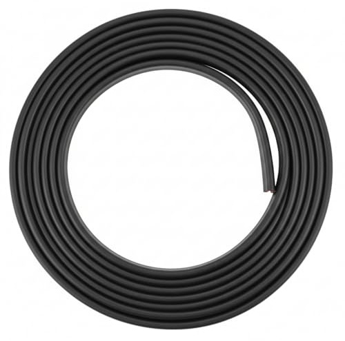300cm Rubber Edge Trim, Self Adhesive Edge Protector with EPDM Material, Flexible U Shaped Rubber Strip, Door Sealing Strip, 10x5mm, Black for Car Door, Metal Edges, Windows (Thickness 0.5-2mm)