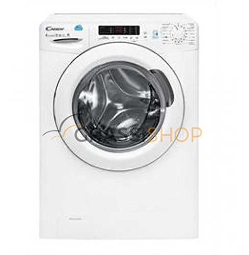 Candy CSW 485D-01 Independiente Carga frontal A Blanco lavadora - Lavadora-secadora (Carga frontal, Independiente, Blanco, Izquierda, Botones, Giratorio, Acero inoxidable)