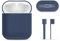 AirPods Case Protective, FRTMA Silicone Skin Case with Sport Strap for Apple AirPods (Midnight Blue)