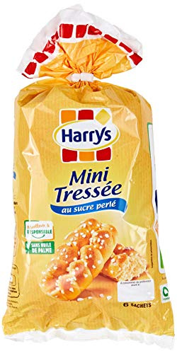 Harry's Mini Tressée au Sucre Perlé le Paquet de 6 210 g