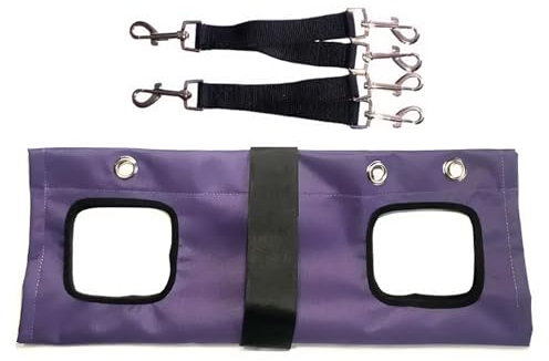 Groomers World - Dog Hammock - Relaxation Cradle for Ear, Eye, Nail & Hair Care - Medium Purple