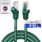 HB-DIGITAL 7,5m LAN Kabel CAT 7 Rohkabel RJ45 S/FTP Netzwerkkabel Ethernet Patchkabel bis zu 10 Gbps 600 MHz Kupfer Profi PiMF Kupfer für Patchpanel Switch Router Modem - Grün
