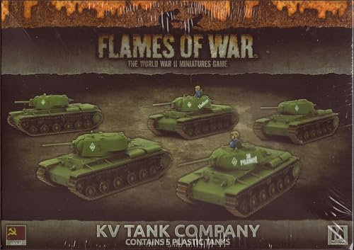 KV Tank Company (Mid War x5 Tanks Plastic)