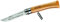 OPINEL-Messer, Größe 10, Buchenholz, mit Korkenzieher (mit Namensgravur, One Size)