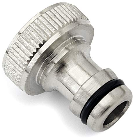 SHYNE Premium 3/4 Zoll Schlauchanschluss Adapter auf 17mm Ausgang aus hochwertigem Messing rostfrei und wasserdicht Hahnverbinder für Garten, Schlauch, Waschmaschine (2er Pack)