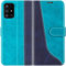 Mulbess für Samsung Galaxy A71 Hülle, Handyülle Leder mit Kartenfach, Klapphülle mit Magnetverschluss, Flip Case Etui Handytasche Schutzhülle, Stilvoll Mint Blau