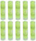 Utoolmart 9.5×40mm Green Universal Precision Bubble Level Vials Spirit Level Picture Hanging Levels Mark Measuring Instruments Layout Tools 10pcs