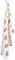 Clayre & Eef CUP42 Küchentuch Geschirrtuch Cupcake Weiss Rot Rosa 50 x 70 cm