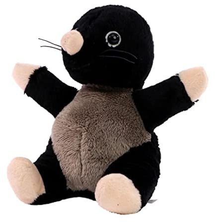 Minifeet Maulwurf Leve - Kuscheltier Plüschtier Stofftier Spielzeug - kuschelig weich - Geschenk für Baby Kinder Freunde Schulstart Einschulung | Höhe: 13 cm