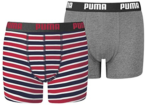 Puma Basic Printed Boxershorts Ribbon Red 158-164