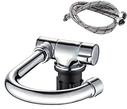 360 Degree Swivel Faucet Folding Hot and Cold Water Faucet Kitchen Bathroom RV Marine Deck Hatch Camper Accessories Caravan Boat