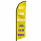 Kundenspezifische Federflaggen für Unternehmen Personalisierte Beachflags-Banner (nur Flagge) (Messer-Flagge 60x250cm)