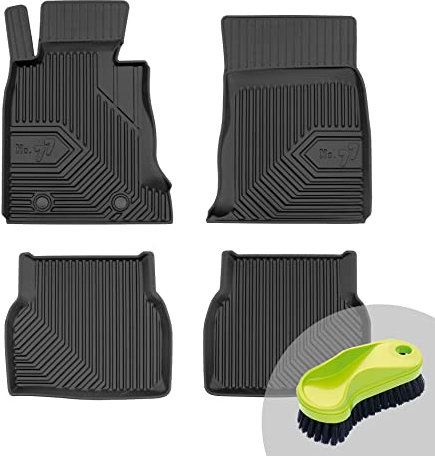 FROGUM No.77 Gummimatten Ganzjahresset von Auto Fußmatten Autofussmatten für BMW 5er E39 1997-2003 | Langlebiges TPE Material