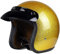 EBAYIN Mofa-Helm Retro Bobber Helm Personalisierte Retro-Motorradhelm Jet Helm Cruiser Chopper Roller Moped Sturzhelm MäNner Und Frauen Jet Helm 3/4 Halbschale Helm ECE Genehmigt,Gold-S=（55~56cm）