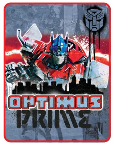 Franco Collectibles Transformers Rise of The Beasts Movie Bettwäsche, superweicher Micro-Raschel-Überwurf, 116,8 x 152,4 cm, offizielles Lizenzprodukt