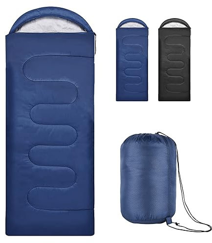 Sacos de Dormir para Adultos y niños (Azul)