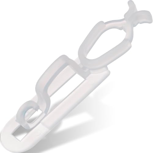 Weihnachtslicht Dachrinne Clip Outdoor Schindelklammern 200 Stück Urlaub Aufhänger Haken Kompatibel mit C9 C7 C6 für Dach, Dachfirstlinie, Zaun (lichtdurchlässig)