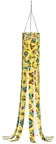 Petite girouette d'Halloween de Noël, girouette de voiture et de vélo avec lumières LED colorées ou sans lumières pour décoration extérieure à suspendre pour porte d'entrée, véranda, jardin, pelouse